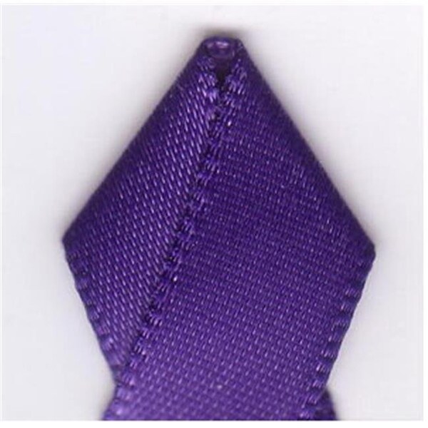 Papilion R074400160470100Y .63 in. Double-Face Satin Ribbon 100 Yards - Regal Purple R074400160470100Y - main